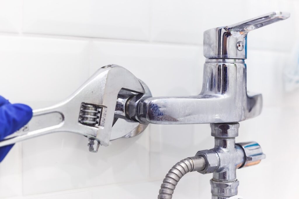 fixing a leaky faucet