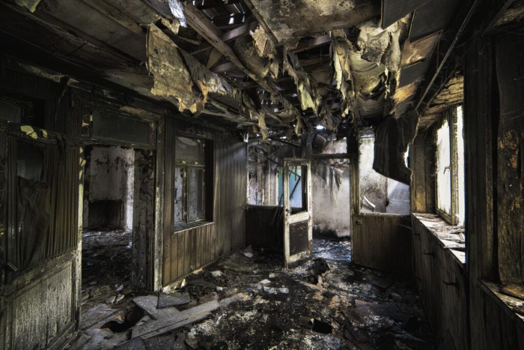 Aftermath of House fire
