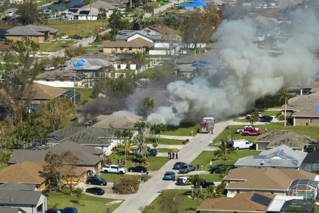 smoke damage in Red Deer