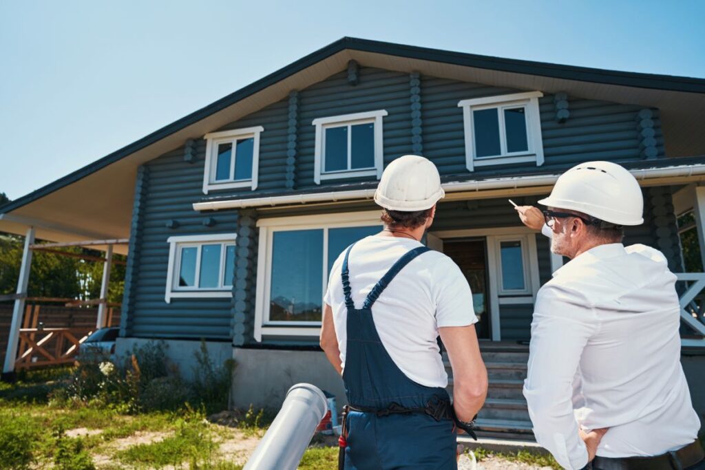 restoration team performing emergency mitigation