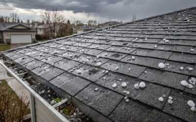 Hail-Driven Water Damage in Central Alberta: How Damaged Roofs Lead to Interior Flooding