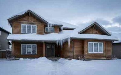 Winter Water Damage in Central Alberta: Frozen Pipes, Ice Dams & Basement Leaks (2026 Guide)